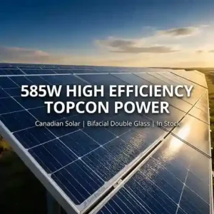 Canadian Solar TopCon, Bifacial Double Glass, 585W