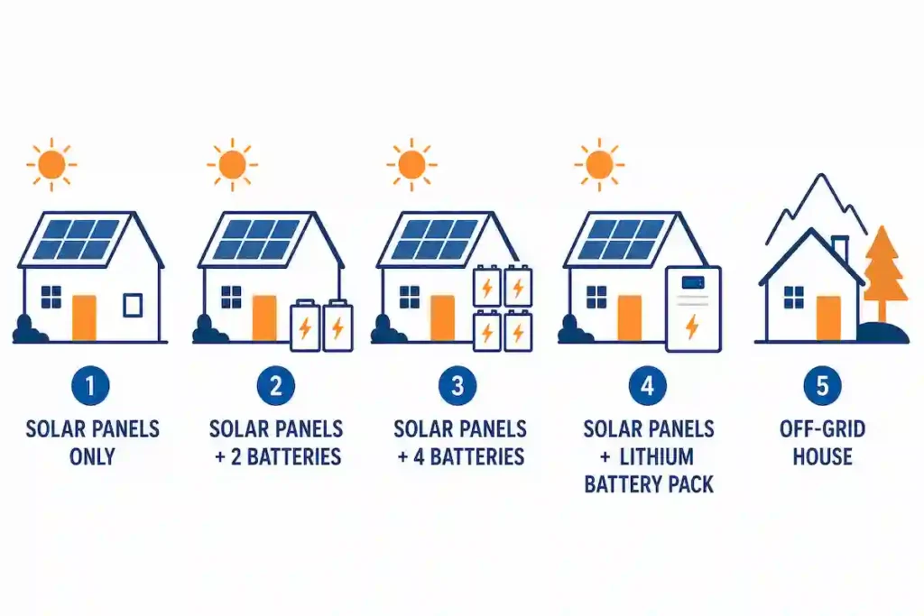 Comparison of 3kW solar system price in Pakistan and configurations